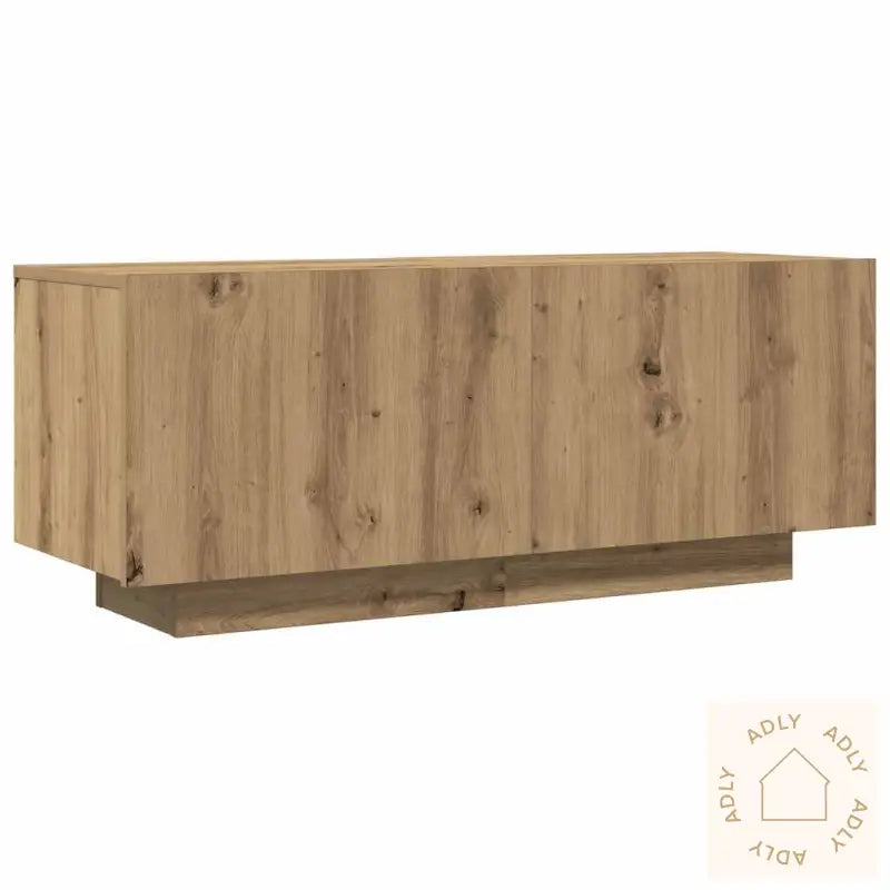 Tv-Benk Artisan Eik 100X35X40 Cm Konstruert Tre
