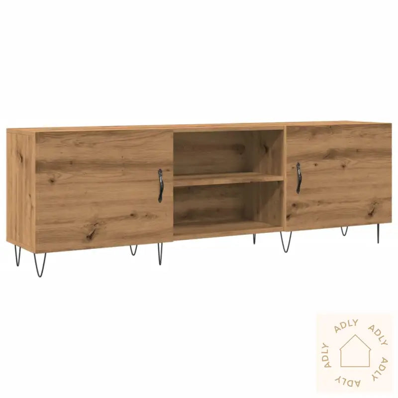 Tv-Benk Artisan Eik 150X30X50 Cm Konstruert Tre