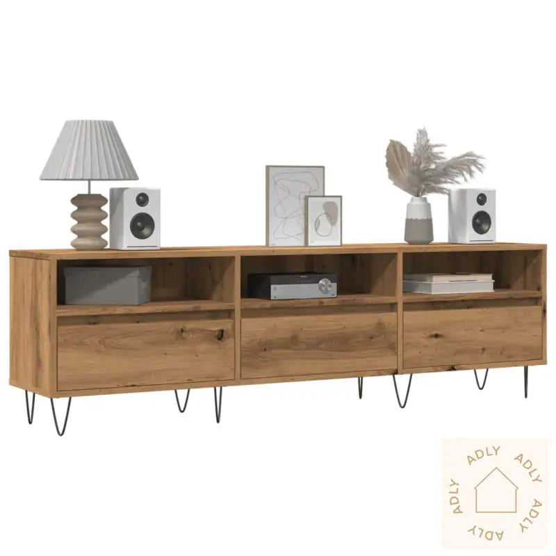 Tv-Benk Artisan Eik 150X30X44,5 Cm Konstruert Tre
