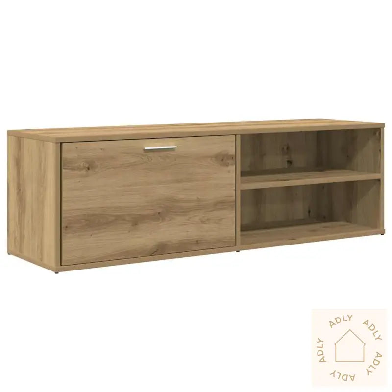 Tv-Benk Artisan Eik 120X34X37 Cm Konstruert Tre
