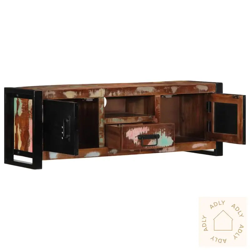 Tv-Benk 100X30X35 Cm Gjenvunnet Heltre