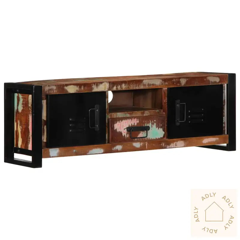 Tv-Benk 100X30X35 Cm Gjenvunnet Heltre