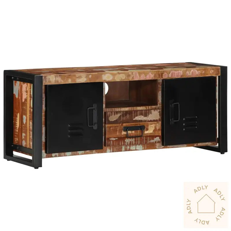 Tv-Benk 100X30X40 Cm Gjenvunnet Heltre