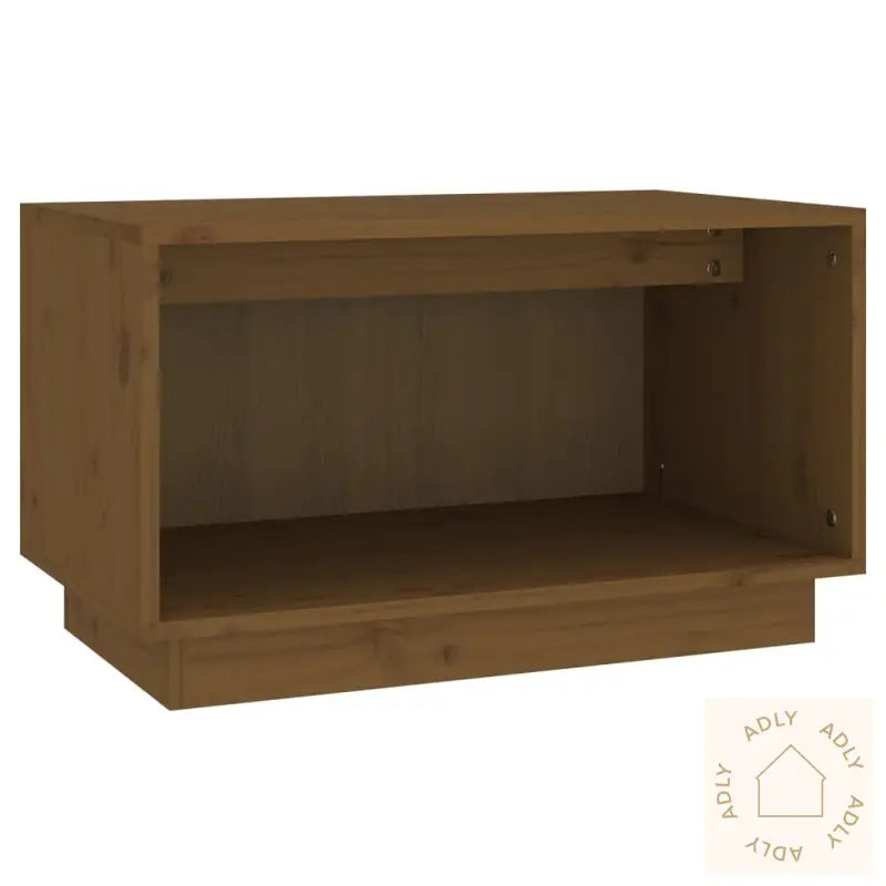 Tv-Benk Honningbrun 60X35X35 Cm Heltre Furu