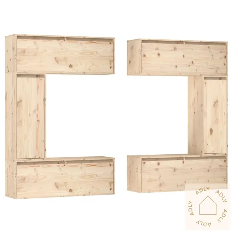 Tv-Benker 6 Stk Heltre Furu