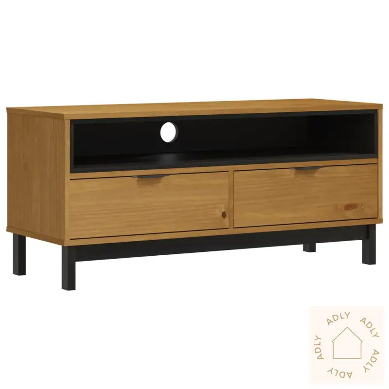 Tv-Benk Flam 110X40X50 Cm Heltre Furu