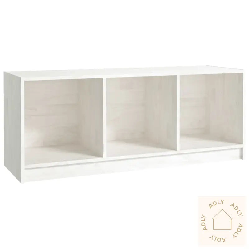 Tv-Benk Hvit 104X33X41 Cm Heltre Furu