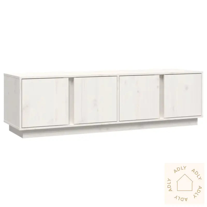 Tv-Benk Hvit 140X40X40 Cm Heltre Furu