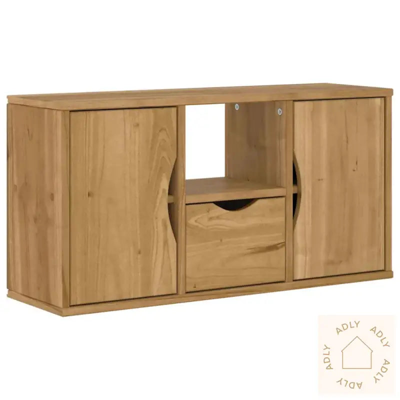 Tv-Skap Med Skuff Odda 79X24X40 Cm Heltre Furu