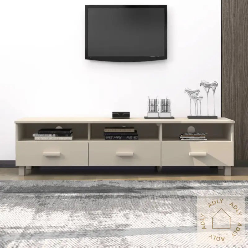 Tv-Benk Hamar Honningbrun 158X40X40 Cm Heltre Furu
