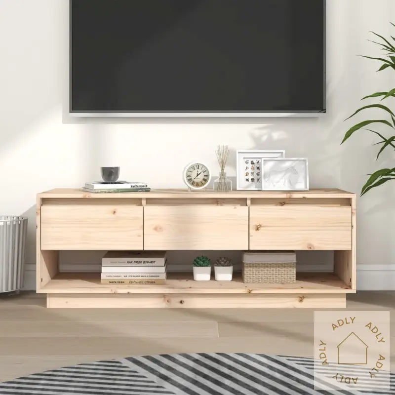 Tv-Benk 110,5X34X40 Cm Heltre Furu