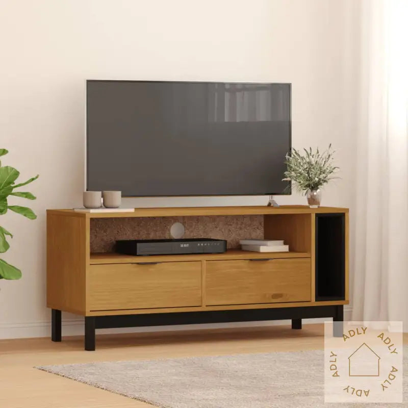 Tv-Benk Flam 110X40X50 Cm Heltre Furu