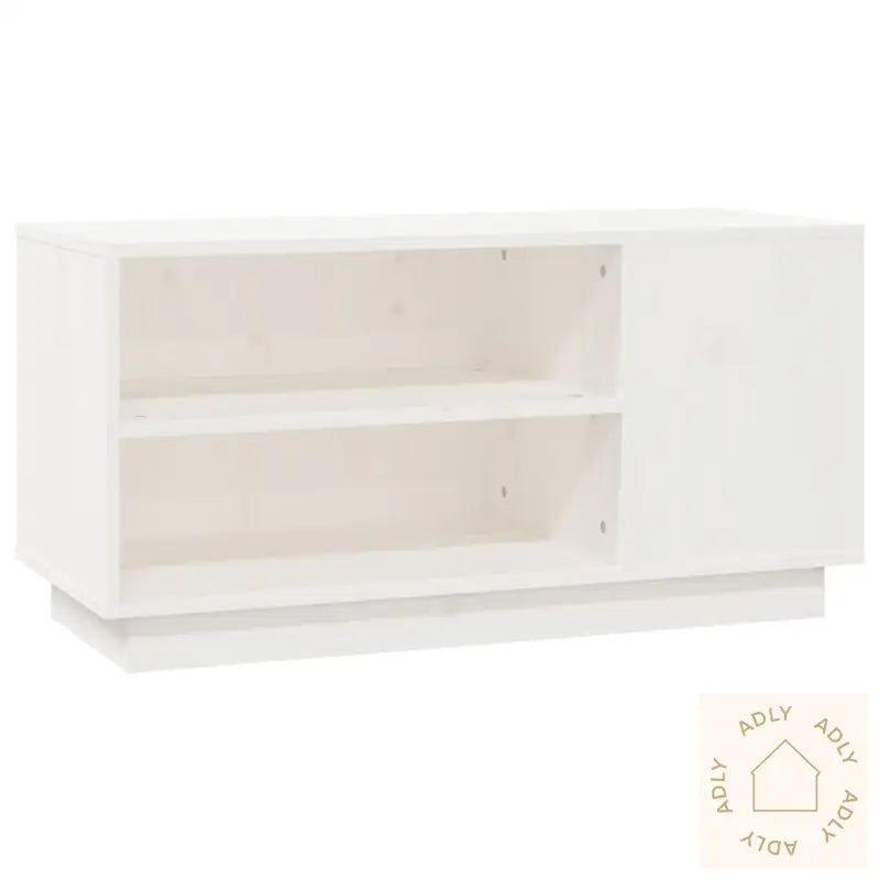 Tv-Benk Hvit 80X35X40,5 Cm Heltre Furu