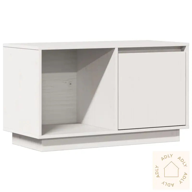 Tv-Benk Hvit 74X35X44 Cm Heltre Furu