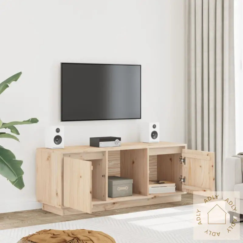 Tv-Benk 110,5X35X44 Cm Heltre Furu