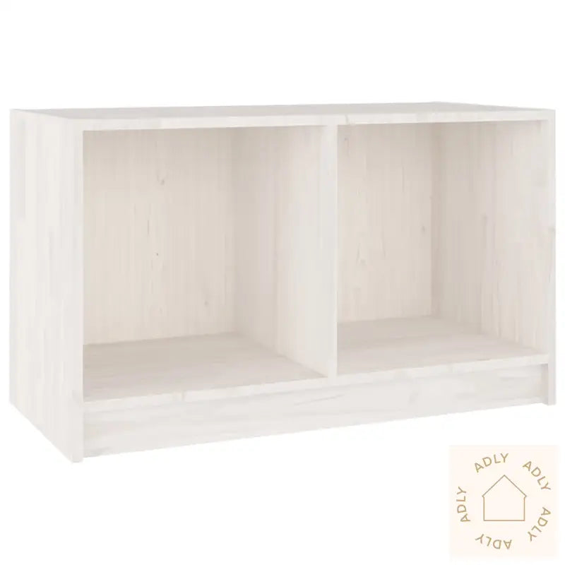 Tv-Benk Hvit 70X33X42 Cm Heltre Furu