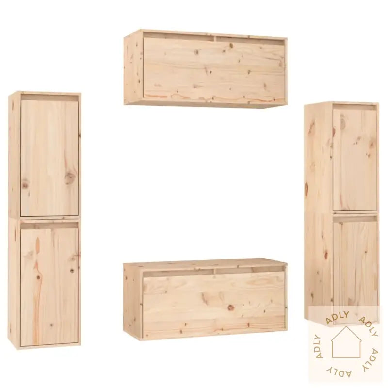 Tv-Benker 6 Stk Heltre Furu