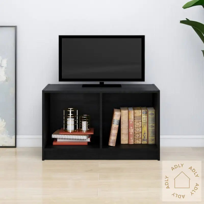 Tv-Benk Svart 70X33X42 Cm Heltre Furu