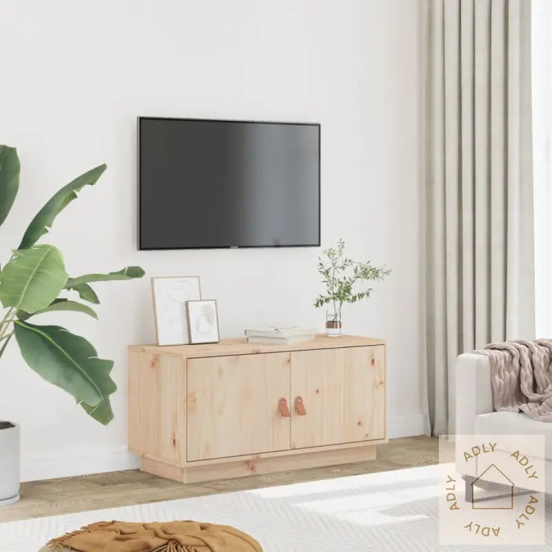 Tv-Benk 80X34X40 Cm Heltre Furu