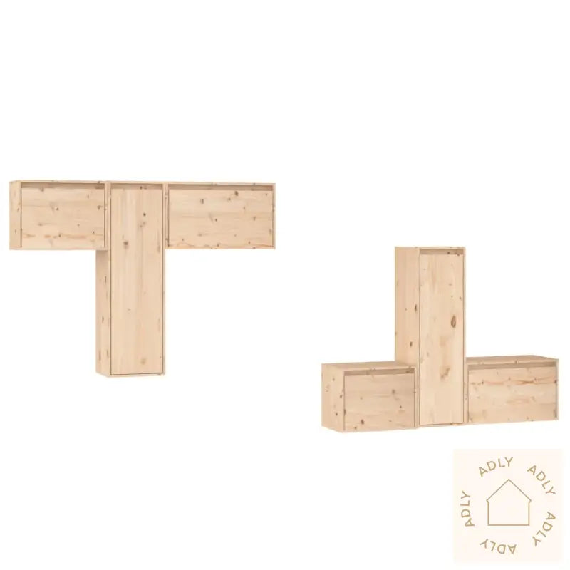 Tv-Benker 6 Stk Heltre Furu