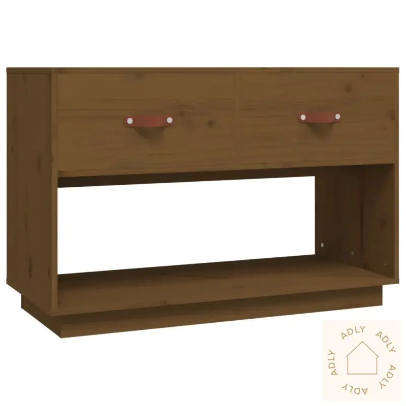 Tv-Benk Honningbrun 90X40X60 Cm Heltre Furu