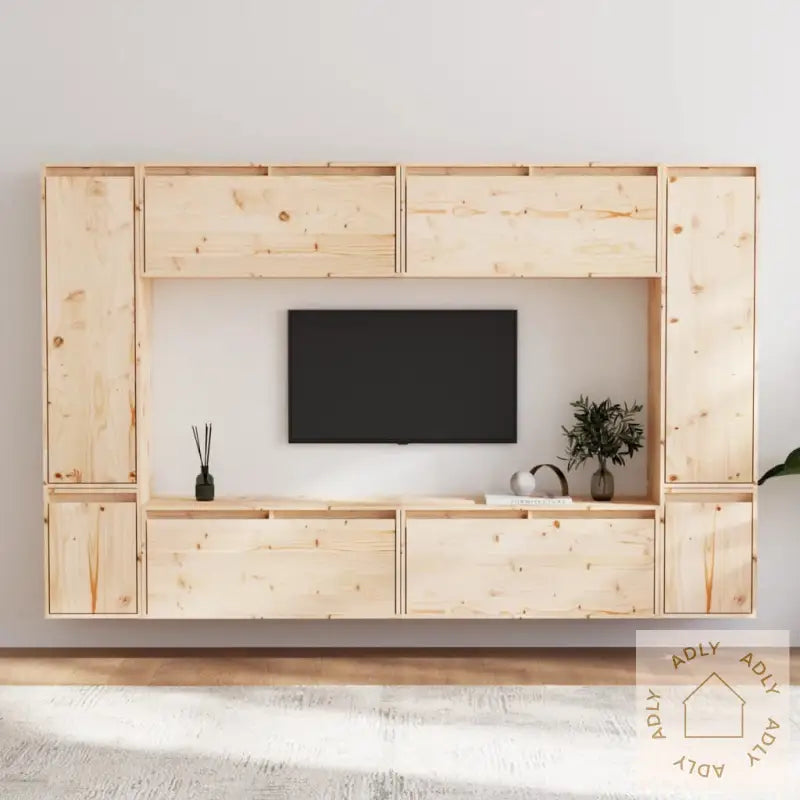 Tv-Benker 8 Stk Heltre Furu