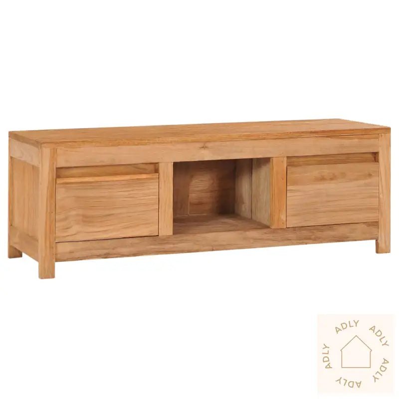 Tv-Benk 100X30X35 Cm Heltre Teak