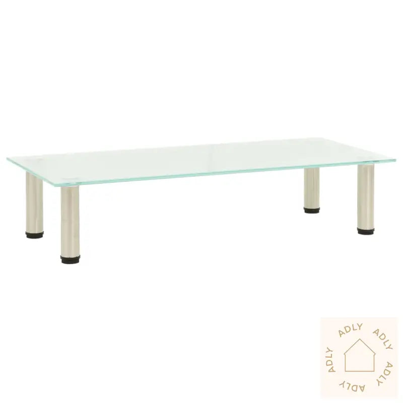 Tv-Benk Frostet 80X35X17 Cm Herdet Glass