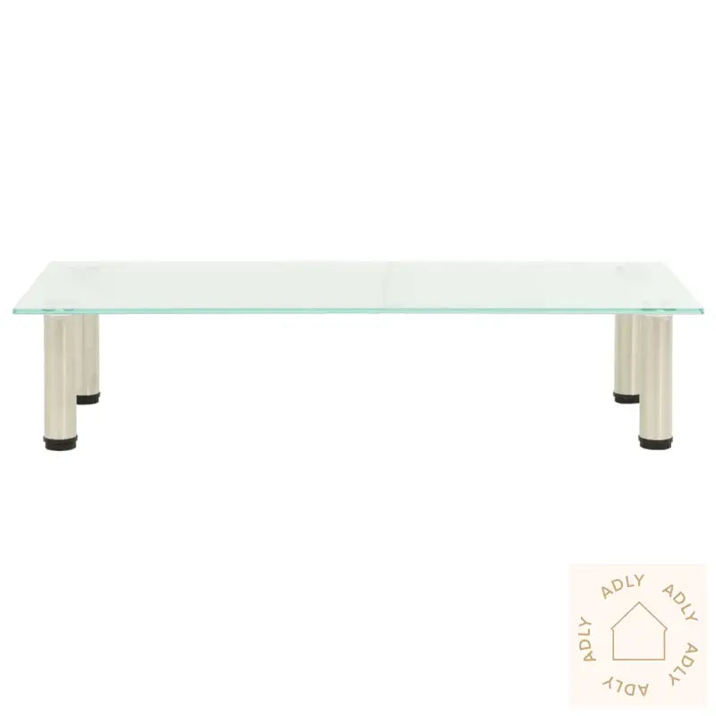 Tv-Benk Frostet 80X35X17 Cm Herdet Glass
