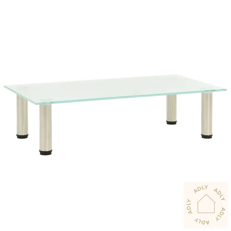 Tv-Benk Frostet 60X35X17 Cm Herdet Glass