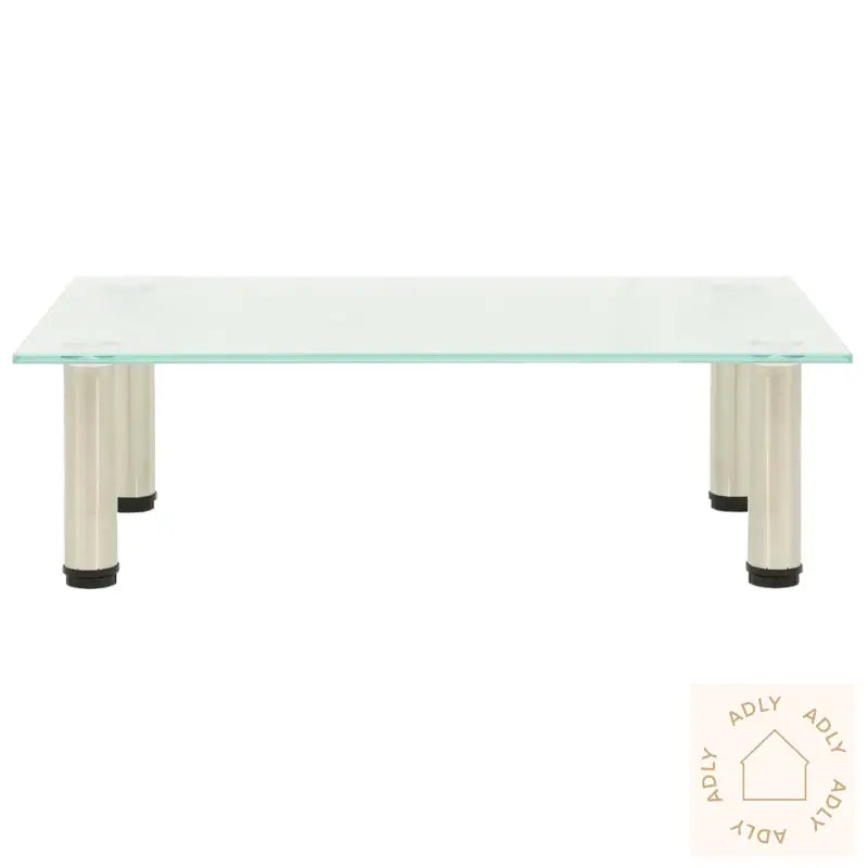 Tv-Benk Frostet 60X35X17 Cm Herdet Glass