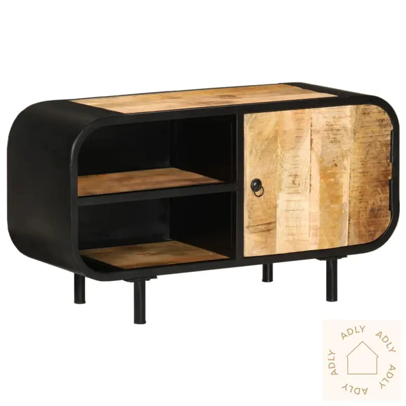 Tv-Benk 90X30X48 Cm Grovt Mangotre