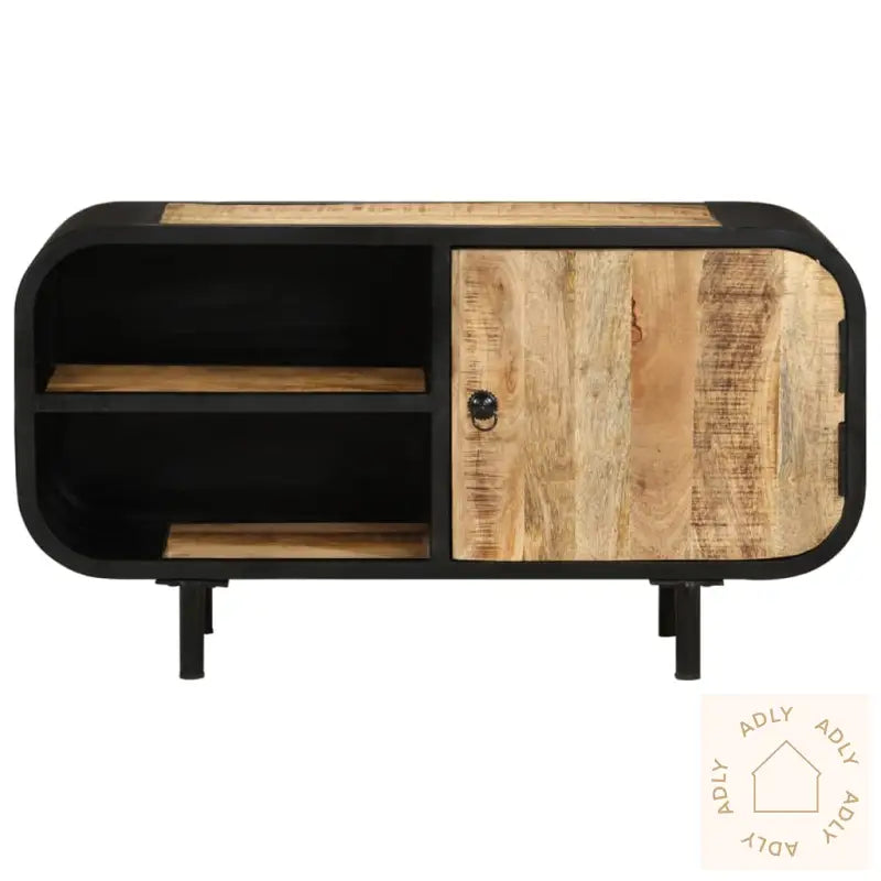 Tv-Benk 90X30X48 Cm Grovt Mangotre