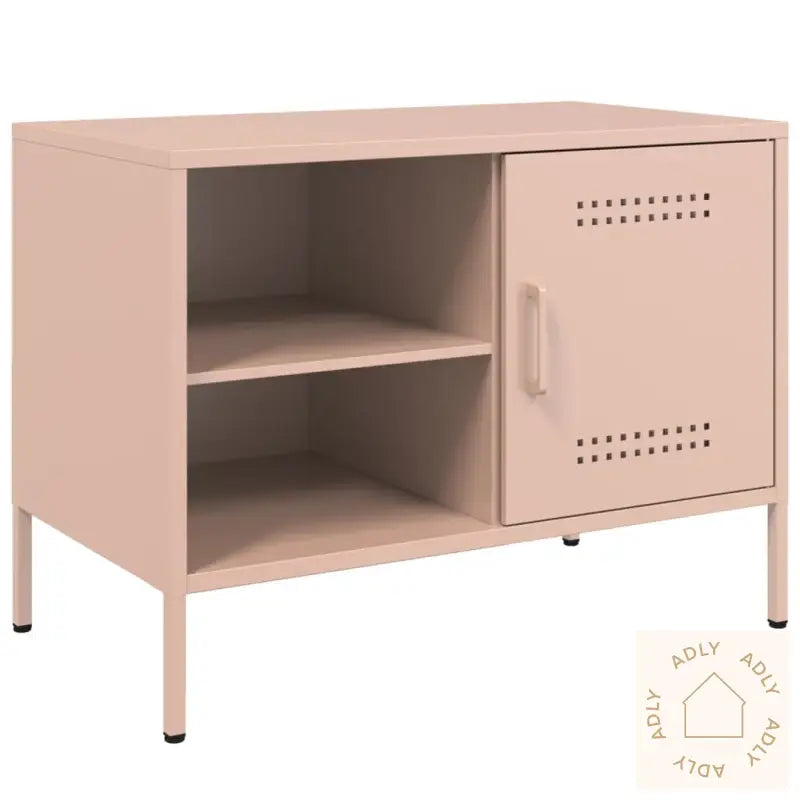 Tv-Benk Rosa 68X39X50,5 Cm Stål