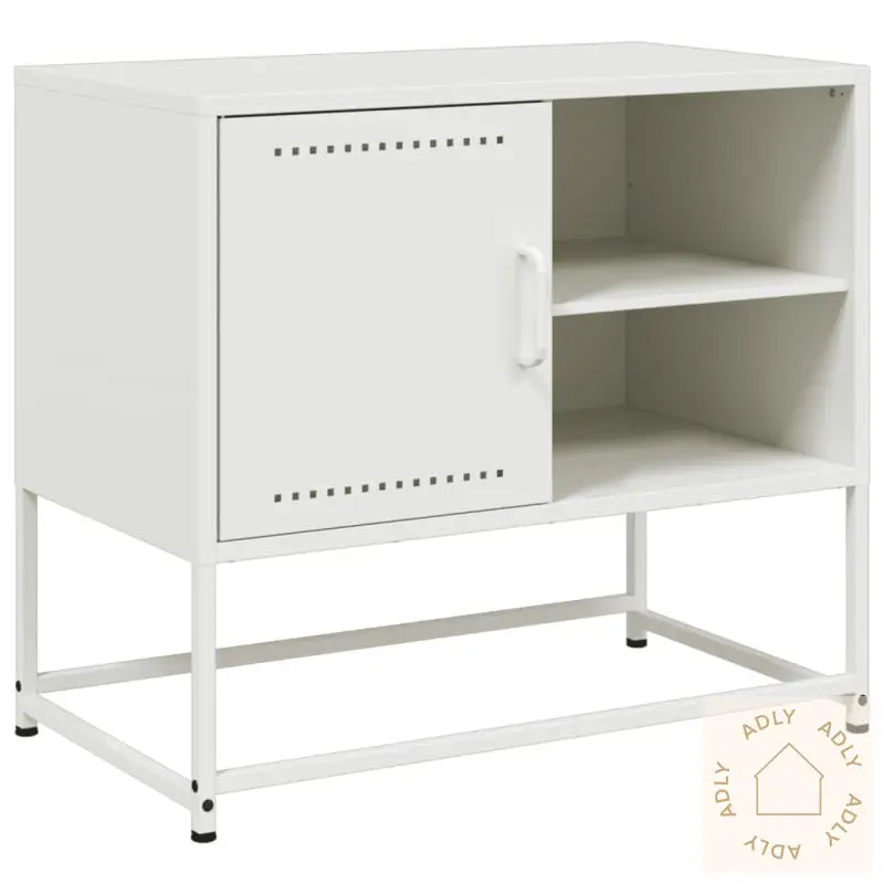 Tv-Benk Olivengrønn 100,5X39X60,5 Cm Stål