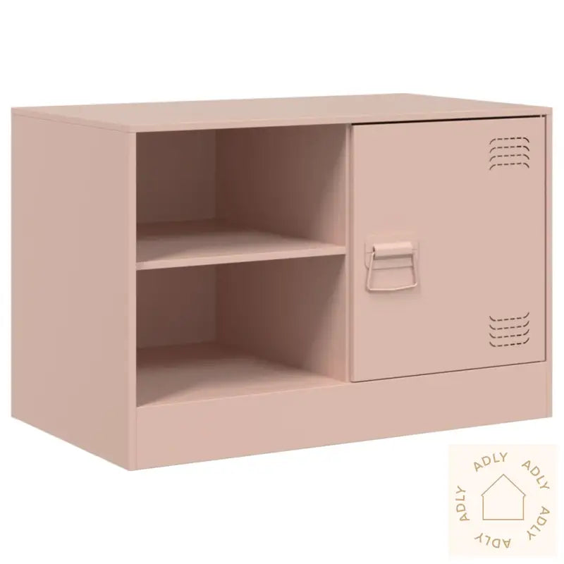 Tv-Benk Rosa 67X39X44 Cm Stål
