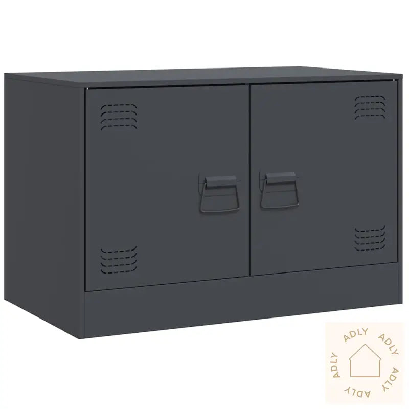 Tv-Benk Antrasitt 67X39X44 Cm Stål