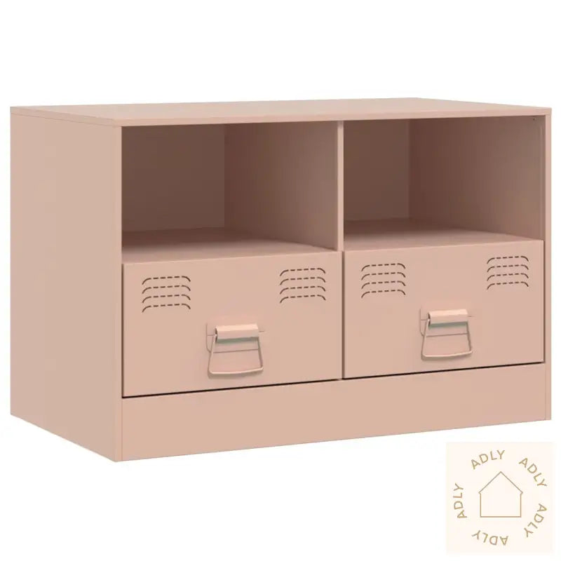 Tv-Benk Rosa 67X39X44 Cm Stål