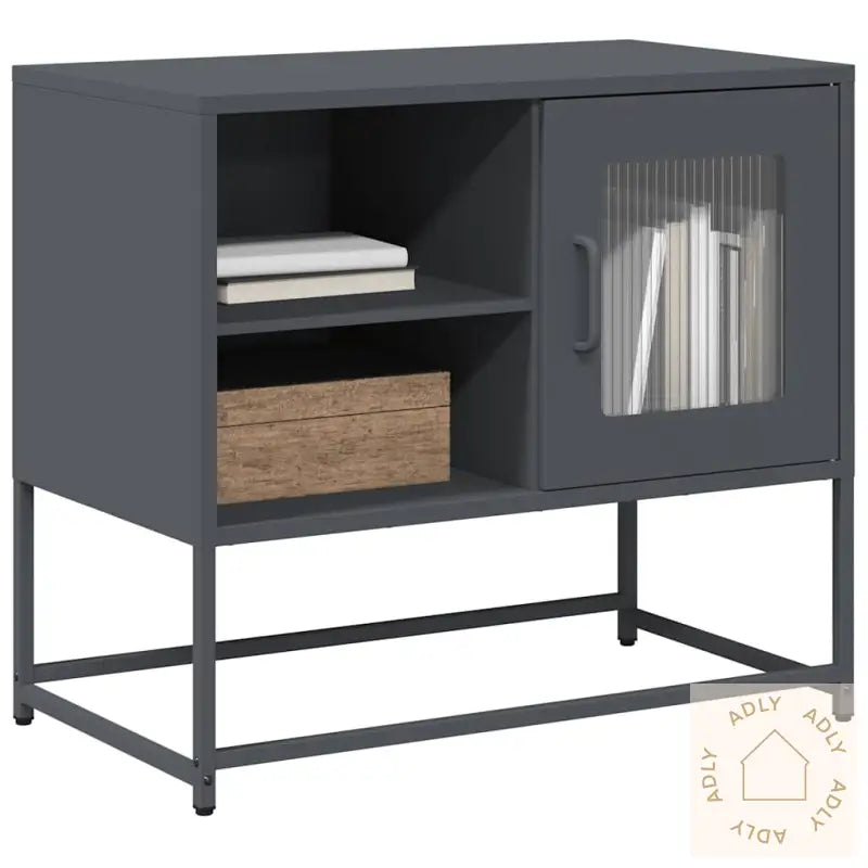 Tv-Benk Antrasitt 68X39X60,5 Cm Stål