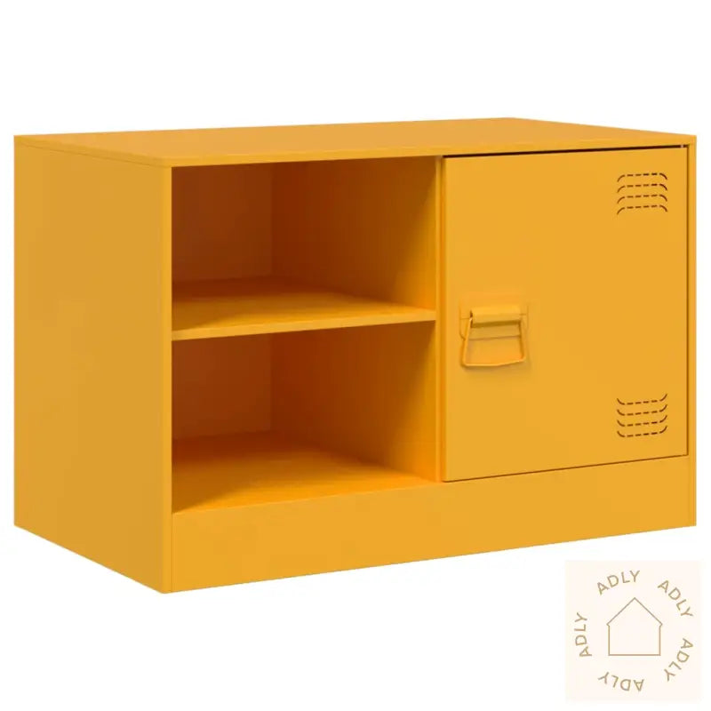 Tv-Benk Sennepsgul 67X39X44 Cm Stål