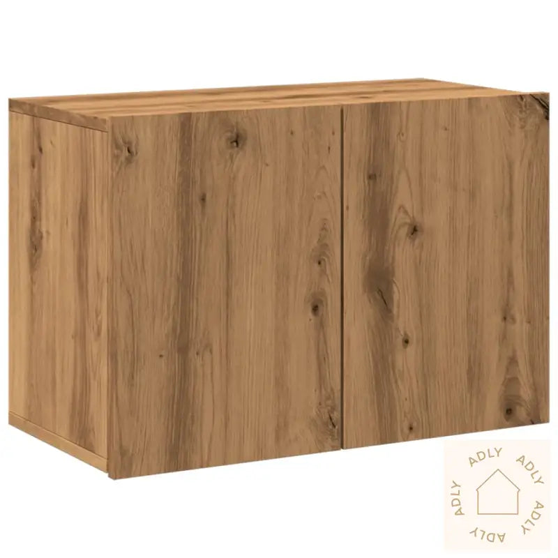 Vegghengt Tv-Benk Artisan Eik 60X30X41 Cm