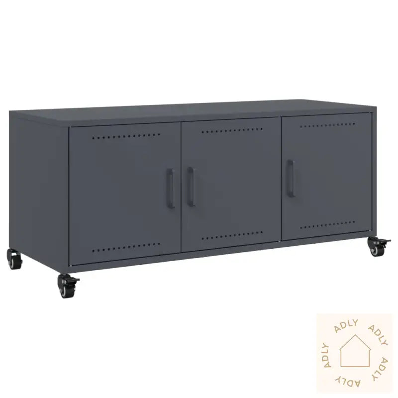 Tv-Benk Antrasitt 100,5X39X43,5 Cm Stål