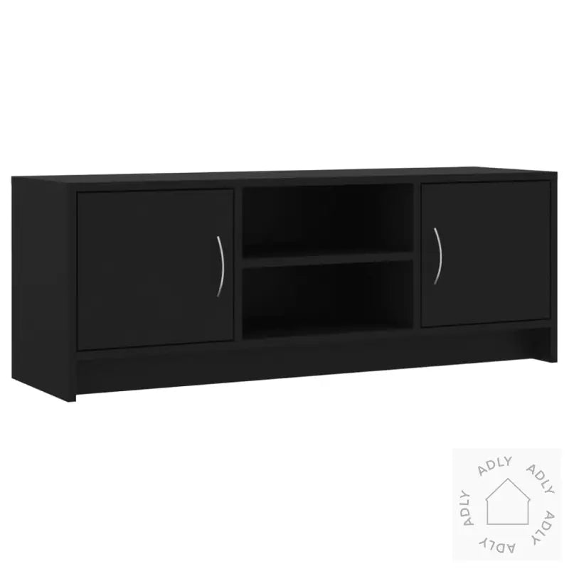 Tv-Benk Svart 102X30X37,5 Cm Konstruert Tre