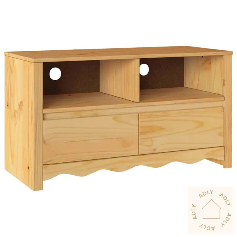 Tv-Skap "Drammen" 99X43X55 Cm Solid Tre Furu