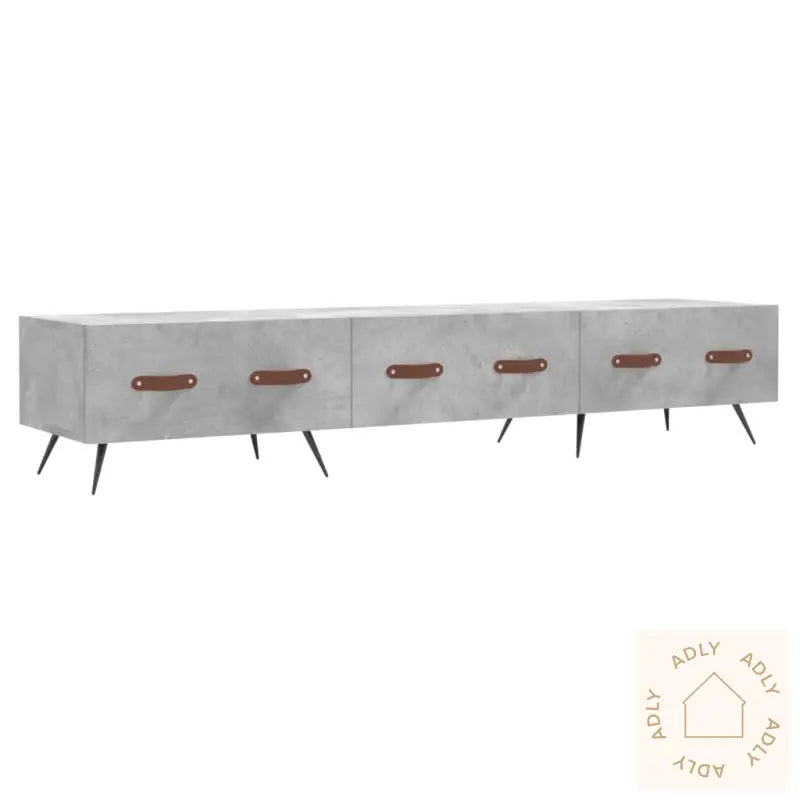 Tv-Benk Betonggrå 150X36X30 Cm Konstruert Tre