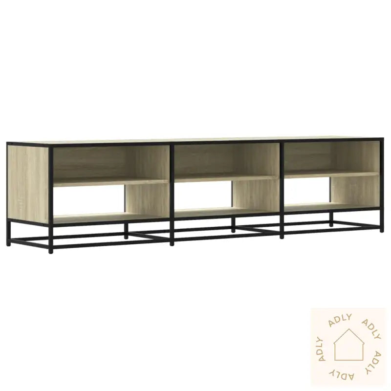 Tv-Benk Sonoma Eik 180X40X46 Cm Konstruert Tre