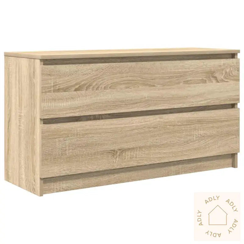 Tv-Benk Sonoma Eik 100X35X54 Cm Konstruert Tre