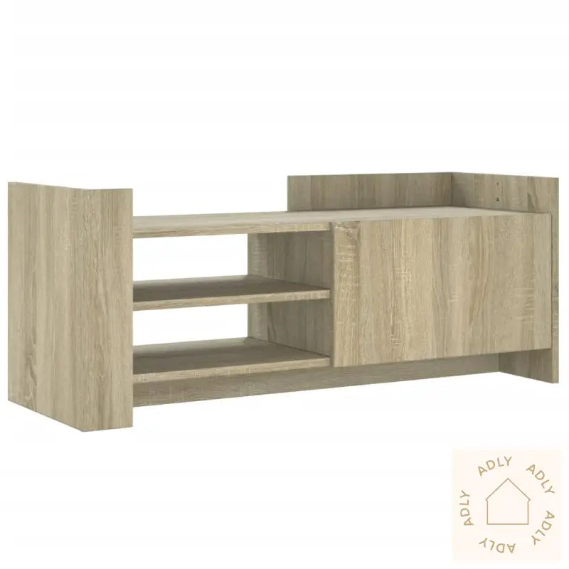 Tv-Benk Sonoma Eik 100X35X40 Cm Konstruert Tre