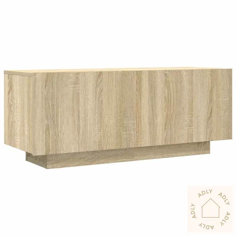 Tv-Benk Sonoma Eik 100X35X40 Cm Konstruert Tre