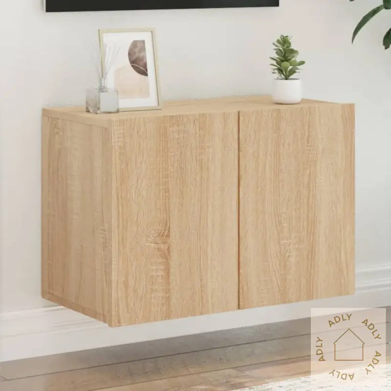Veggmontert Tv-Benk Sonoma Eik 60X30X41 Cm